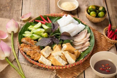 Bún đậu mắm tôm. (Ảnh: Internet)