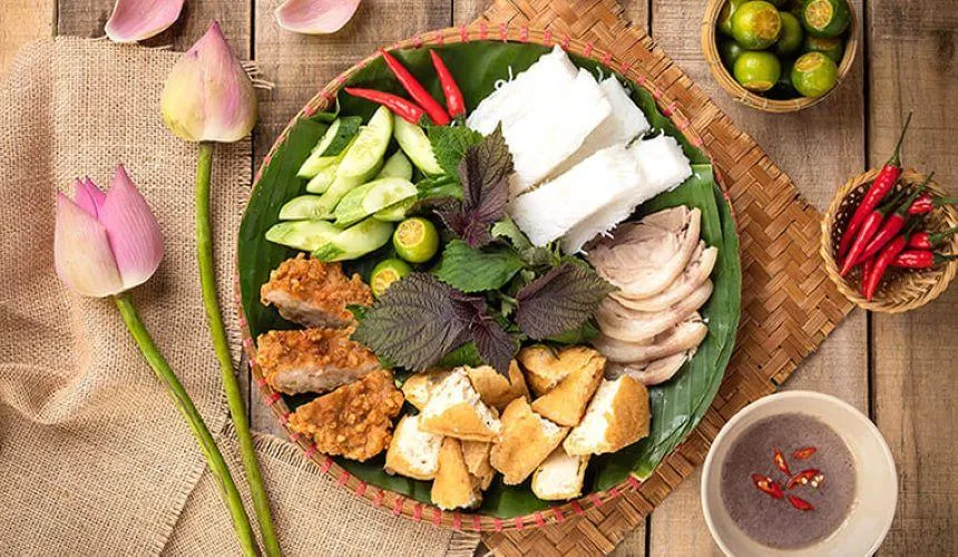 Bún đậu mắm tooom - món ngon nha Trang
