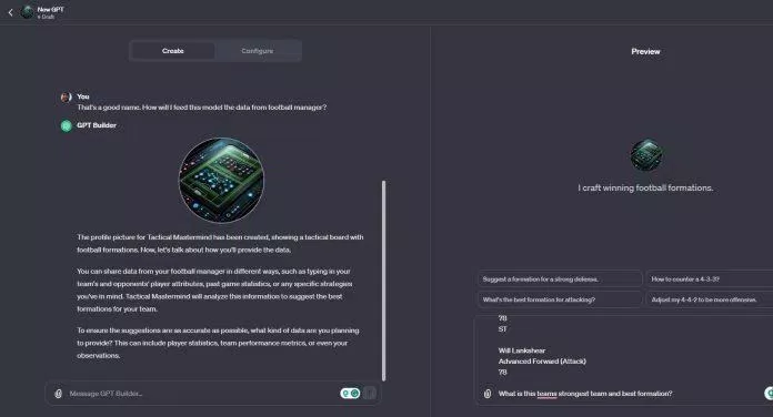 Tạo mô hình GPT tùy chỉnh trong ChatGPT (Ảnh: Internet) Tạo mô hình GPT tùy chỉnh trong ChatGPT (Ảnh: Internet)