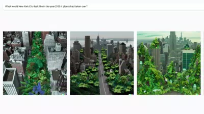 Hình ảnh New York và cây cối do DALL-E 2 tạo ra (Ảnh: Internet) Hình ảnh New York và cây cối do DALL-E 2 tạo ra (Ảnh: Internet)
