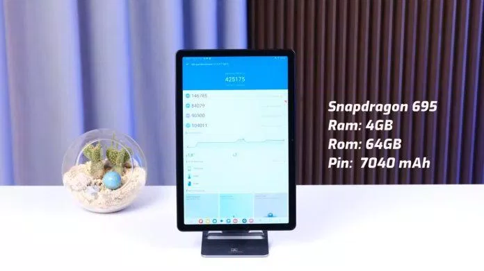 Galaxy Tab A9 Plus chỉ có điểm Antutu khoảng 400.000 điểm (Ảnh: Internet)