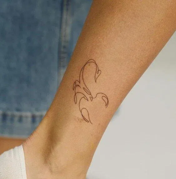 Ý tưởng hình xăm cung Bọ Cạp (Ảnh: Internet)