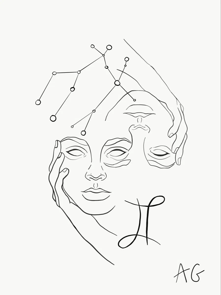 Hình xăm Song Tử độc đáo và sáng tạo (Ảnh: Internet) Hình xăm Song Tử độc đáo và sáng tạo (Ảnh: Internet)