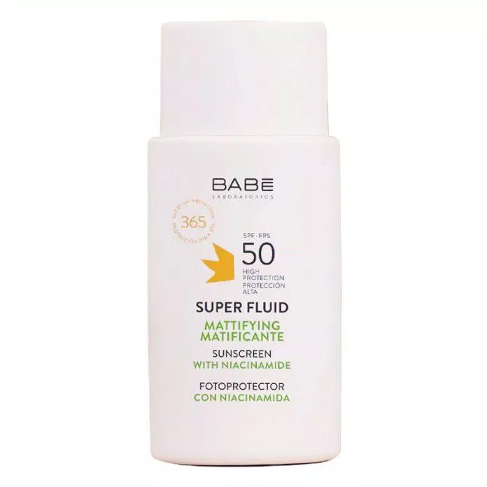 Sản phẩm kem chống nắng Babe Super Fluid Mattifying Sunscreen SPF50