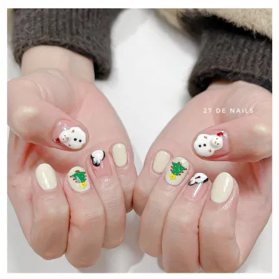 Mẫu nail noel cute