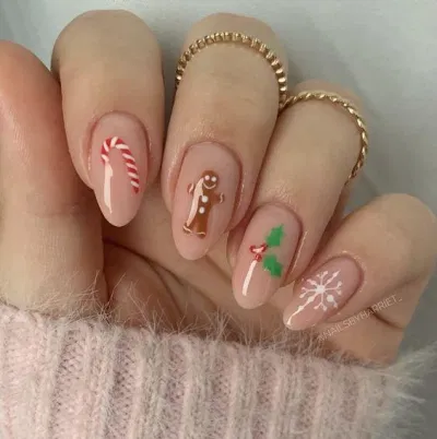 Nail vẽ trên nền đắp gel Nail vẽ trên nền đắp gel