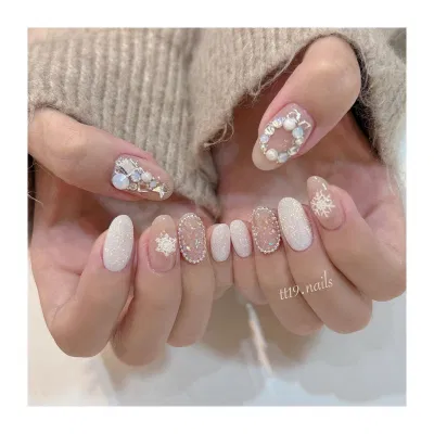 Mẫu nail noel sang chảnh