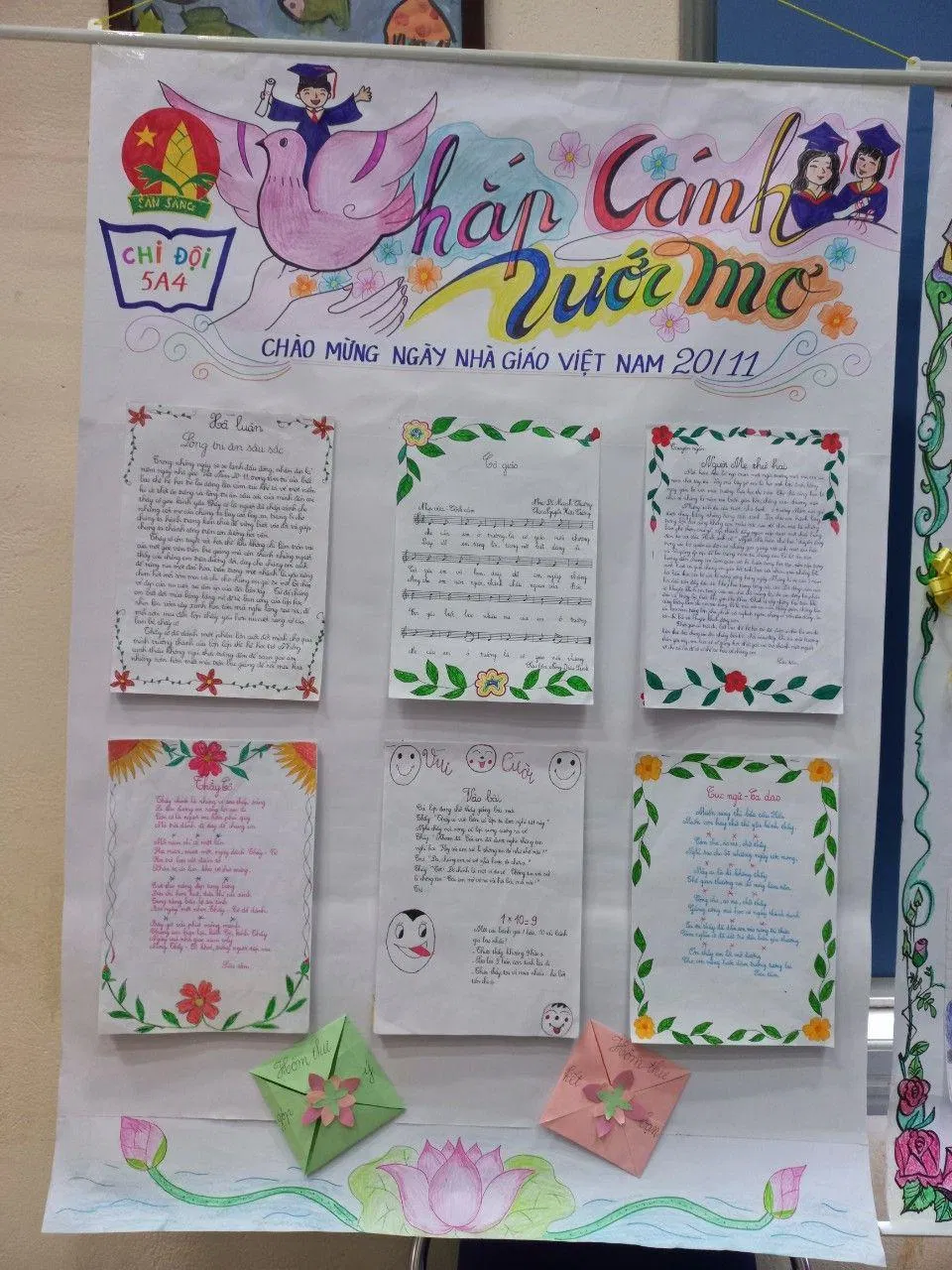 Những mẫu vẽ báo tường 20/11 đẹp nhất 2023 (Ảnh: Internet) Những mẫu vẽ báo tường 20/11 đẹp nhất 2023 (Ảnh: Internet)