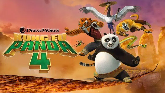 Poster Kung Fu Panda 4 - Phim chiếu rạp ra rạp vào tháng 3 năm 2024 (Ảnh:Internet)