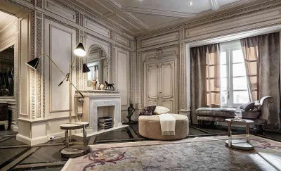 Phong cách thiết kế nội thất cổ điển (classic style) (ảnh: Internet) Phong cách thiết kế nội thất cổ điển (classic style) (ảnh: Internet)