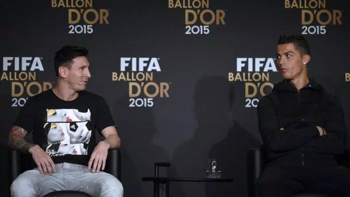 Messi và Ronaldo (Ảnh: internet)