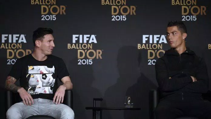 Messi và Ronaldo (Ảnh: internet) Messi và Ronaldo (Ảnh: internet)