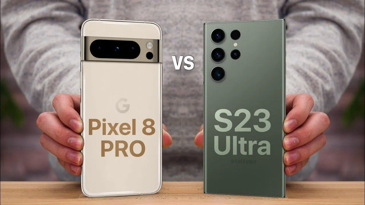 Google Pixel 8 Pro và Samsung Galaxy S23 Ultra (Ảnh: Internet)