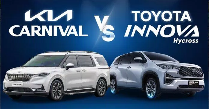 Toyota Innova Cross HEV và KIA Carnival Luxury - lựa chọn hoàn hảo cho đỉnh cao hiện đại (Ảnh: Internet)