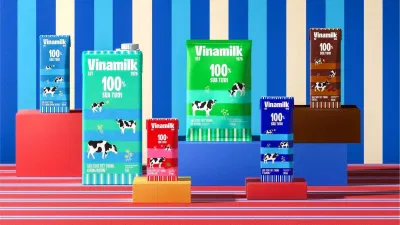Vinamilk thay đổi nhận diện. (Ảnh: Internet) Vinamilk thay đổi nhận diện. (Ảnh: Internet)