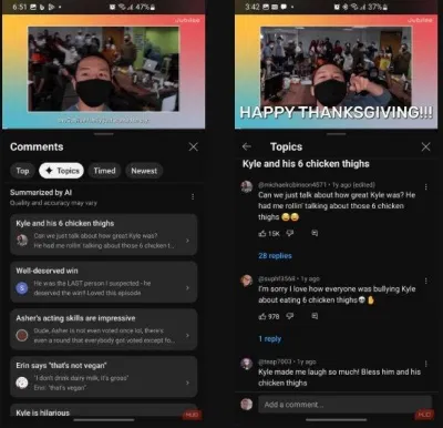 Công cụ AI tóm tắt bình luận của YouTube (Ảnh: Internet) Công cụ AI tóm tắt bình luận của YouTube (Ảnh: Internet)