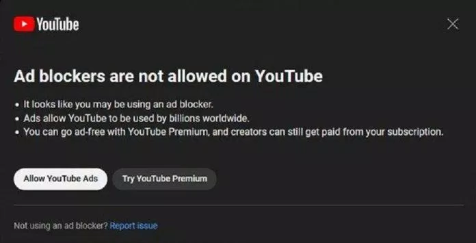Quy tắc mới của YouTube về vấn đề chặn quảng cáo (Ảnh: Internet)