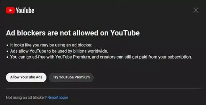Quy tắc mới của YouTube về vấn đề chặn quảng cáo (Ảnh: Internet) Quy tắc mới của YouTube về vấn đề chặn quảng cáo (Ảnh: Internet)