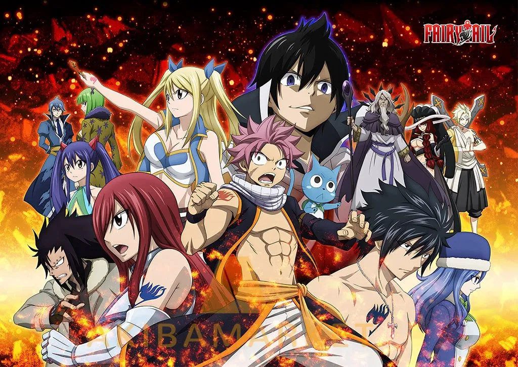 Những thành viên chính trong Fairy Tail (Ảnh: Internet)