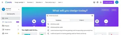 Tìm mẫu thiệp Giáng sinh trong Canva (Ảnh: Internet) Tìm mẫu thiệp Giáng sinh trong Canva (Ảnh: Internet)