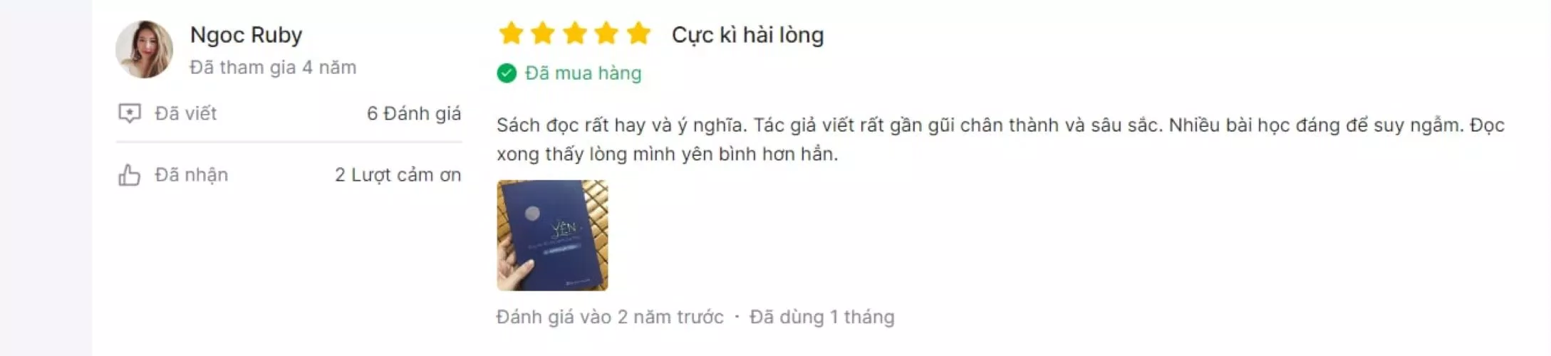 Cảm nhận đánh giá của bạn đọc về cuốn sách ( Ảnh: BlogAnChoi )