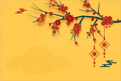 Background Tết