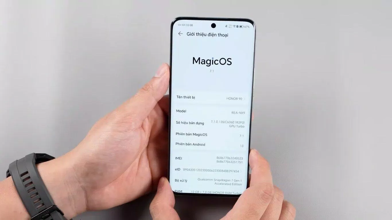HONOR 90 chạy Magic OS 7.1 (Ảnh: Internet)