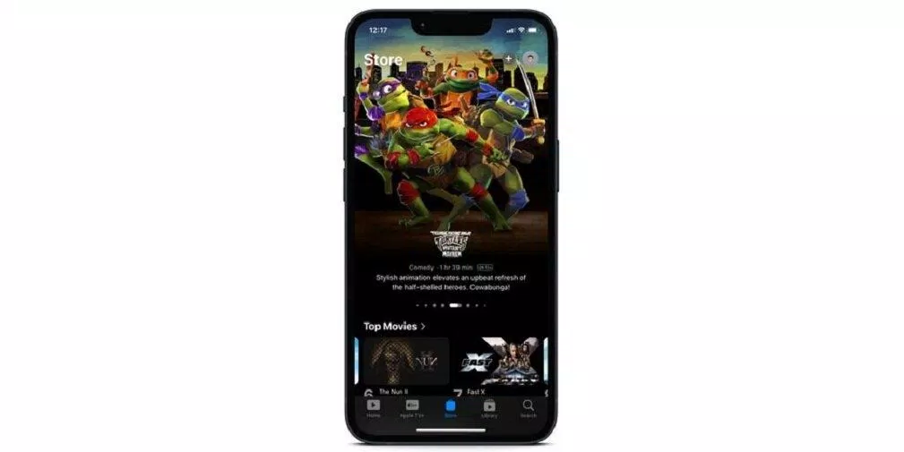 Ứng dụng Apple TV trong iOS 17.2 (Ảnh: Internet)