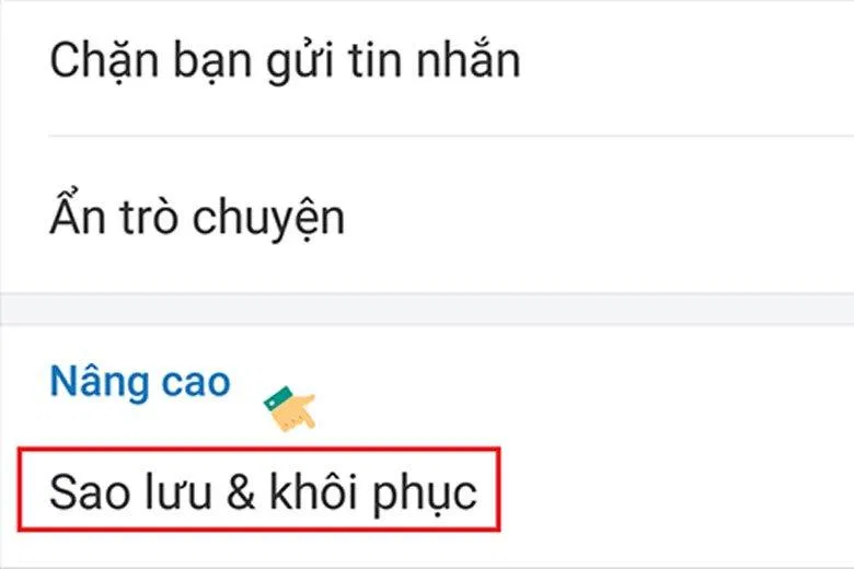 Cách khôi phục tin nhắn Zalo bị xóa trên điện thoại (Ảnh: Internet)