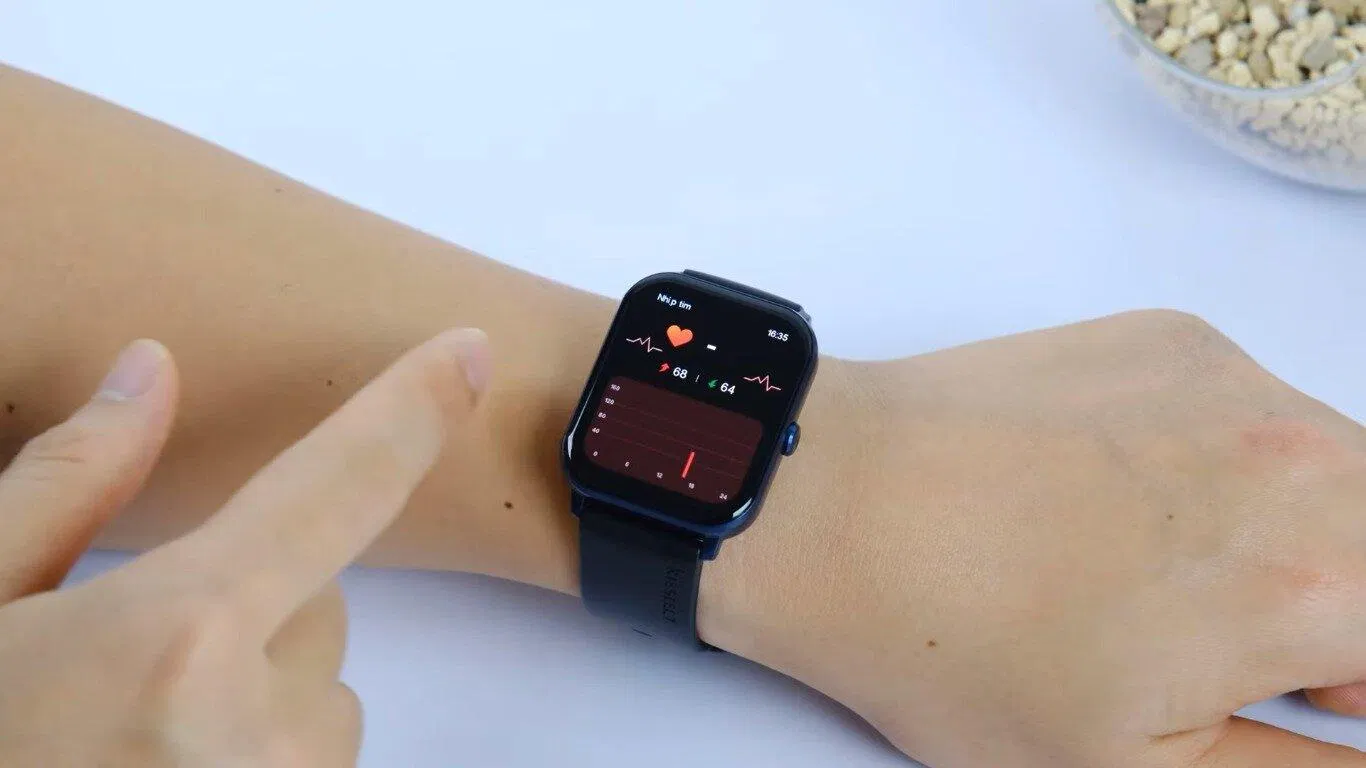 Kieslect Ks Mini hỗ trợ tính năng theo dõi nhịp tim (Ảnh: Internet)