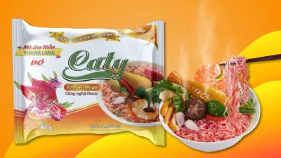 Hot trend Mì Tôm Thanh Long (Ảnh: Internet)