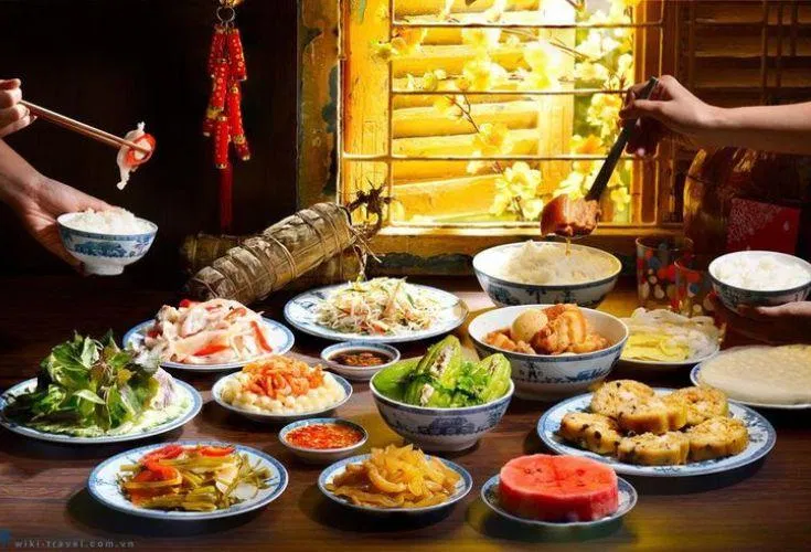 Mâm cỗ ngày Tết miền Nam (Nguồn: Internet)