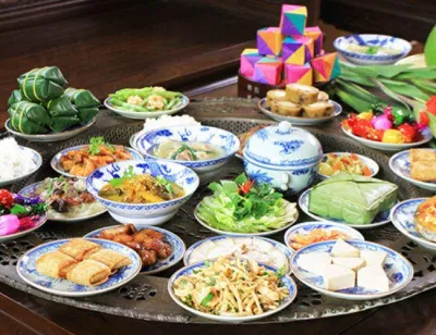 Mâm cỗ ngày Tết miền Trung (Nguồn: Internet)