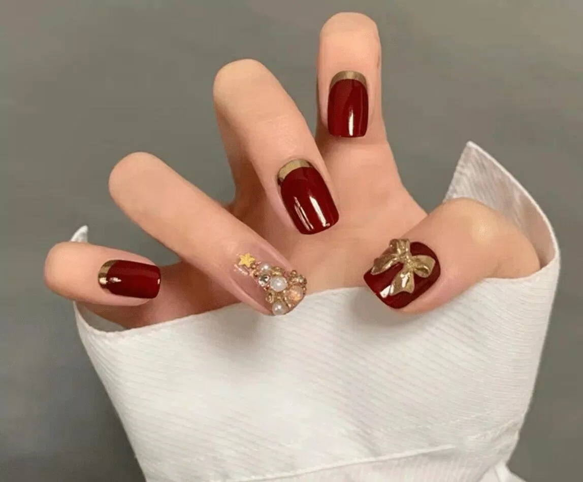 Mẫu nail 2025 sang chảnh, ấn tượng (Ảnh: Internet)