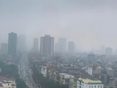 Thực trạng ô nhiễm không khí ở Việt Nam hiện nay (Nguồn: Internet) Thực trạng ô nhiễm không khí ở Việt Nam hiện nay (Nguồn: Internet)