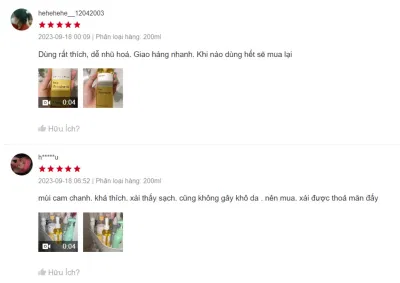 Đánh giá của khách hàng về dầu tẩy trang Manyo Pure Cleansing Oil (Ảnh: Internet).