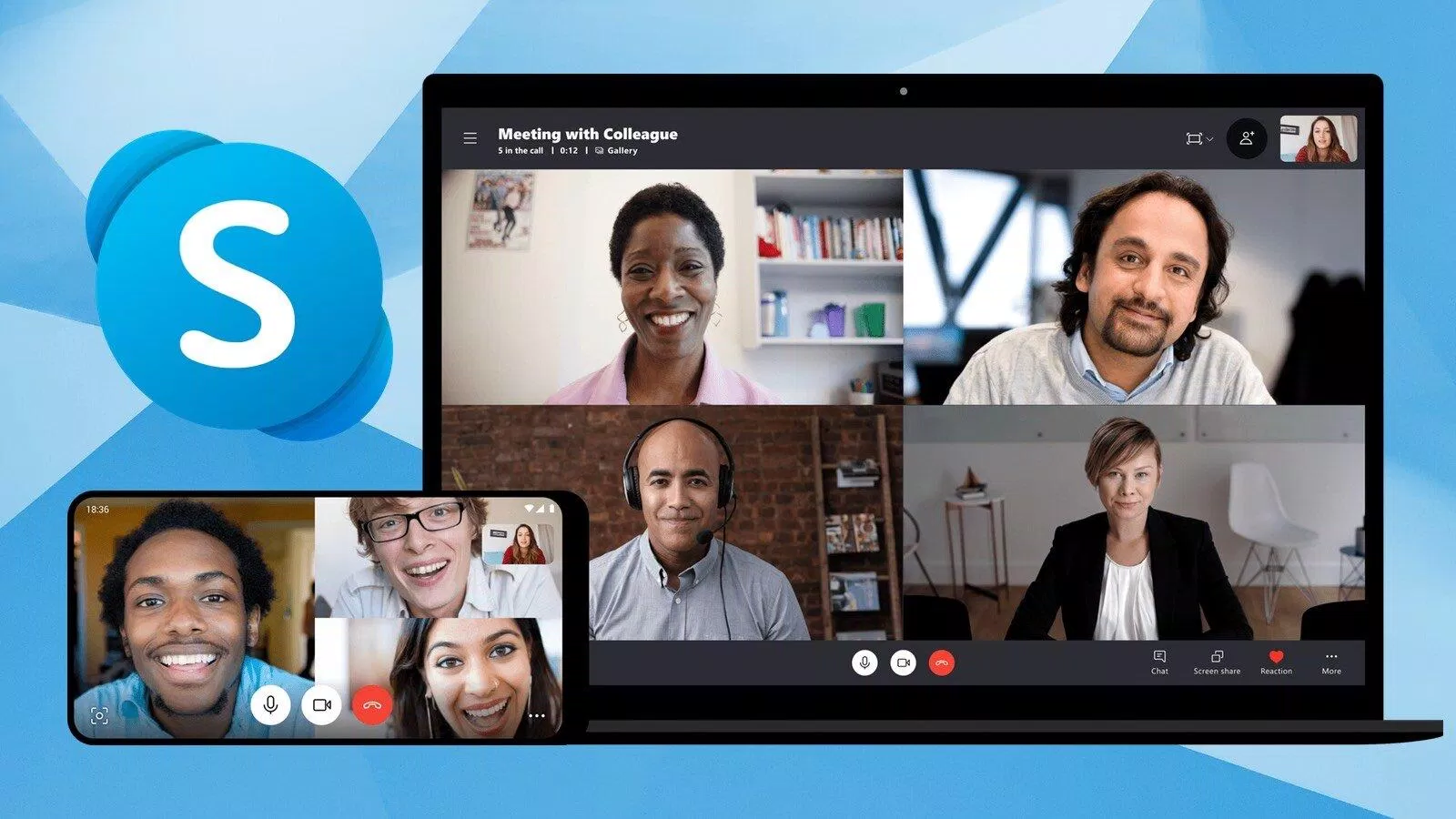 Skype - Ứng dụng giúp bạn trò chuyện với nhiều người trên toàn thế giới (Ảnh: Internet)