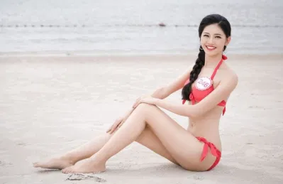 Thanh Tú từng nhiều năm giữ kỉ lục mĩ nhân cao nhất tại Hoa Hậu Việt Nam khi sở hữu số đo 1m81.