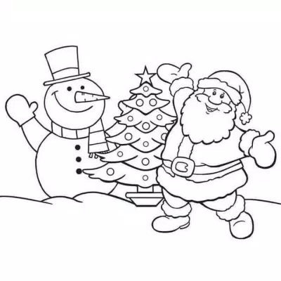 Tranh tô màu ông già noel đẹp (Ảnh: Internet) Tranh tô màu ông già noel đẹp (Ảnh: Internet)