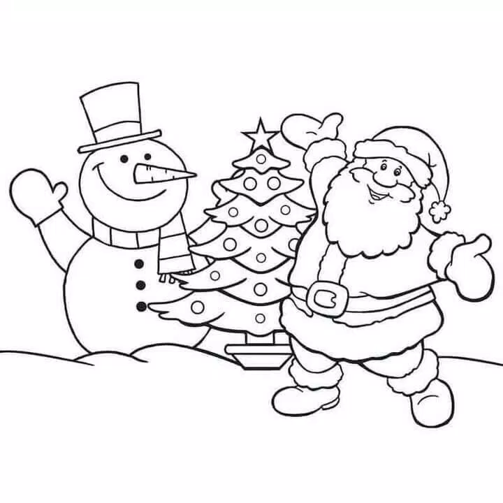 Tranh tô màu ông già noel đẹp (Ảnh: Internet) Tranh tô màu ông già noel đẹp (Ảnh: Internet)