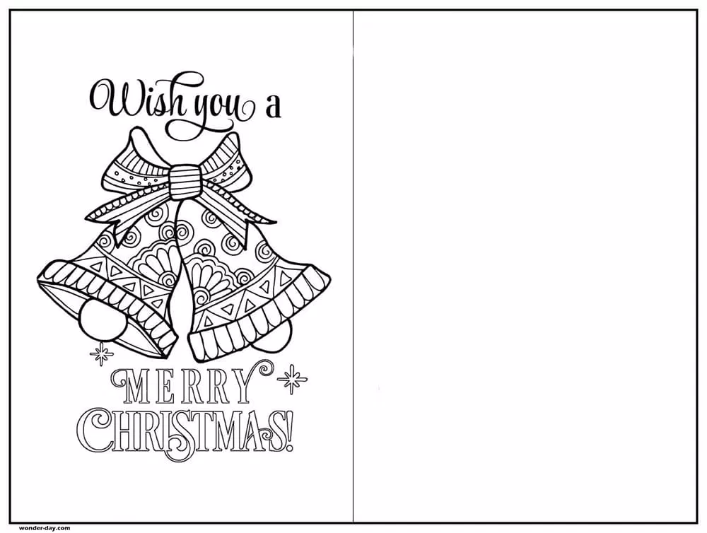 Tranh giáng sinh tranh tô màu noel đẹp (Ảnh: Internet)