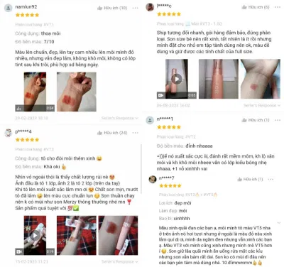 Đánh giá của khách hàng trên Shopee