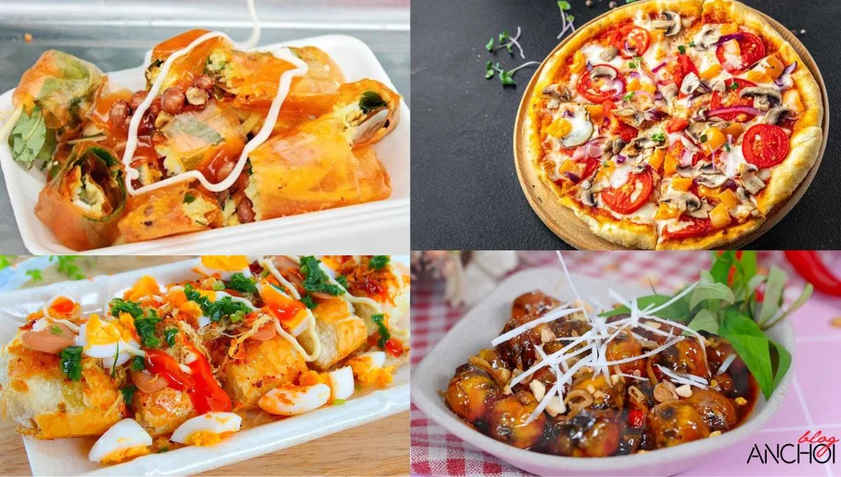 Món ăn vặt ngon tại Bánh Tráng Ngọc Hân ( Ảnh: BlogAnChoi )