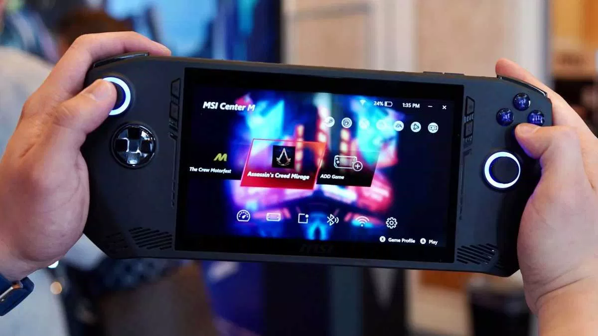 Máy chơi game MSI Claw (Ảnh: Internet) Máy chơi game MSI Claw (Ảnh: Internet)