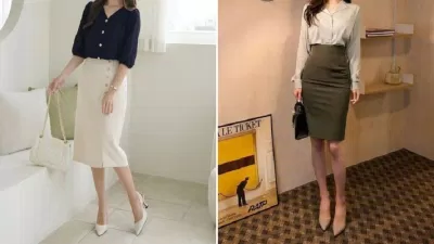 Chọn chân váy hợp màu da và có độ dài hợp lý (Ảnh: Internet)