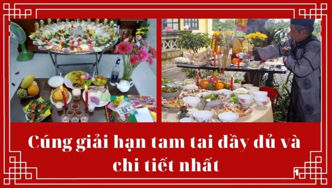 Cách cúng giải hạn tam tai 2024