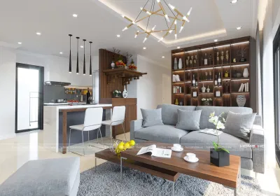 Phong cách thiết kế nội thất hiện đại, sự kết hợp hài hòa giữa ánh sáng, màu sắc và chất liệu tự nhiên (ảnh: Internet) Phong cách thiết kế nội thất hiện đại, sự kết hợp hài hòa giữa ánh sáng, màu sắc và chất liệu tự nhiên (ảnh: Internet)