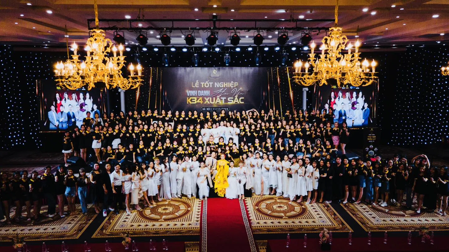 Lễ tốt nghiệp được Học Viện Thẩm Mỹ Quốc Tế Evaxinh tổ chức Lễ tốt nghiệp được Học Viện Thẩm Mỹ Quốc Tế Evaxinh tổ chức
