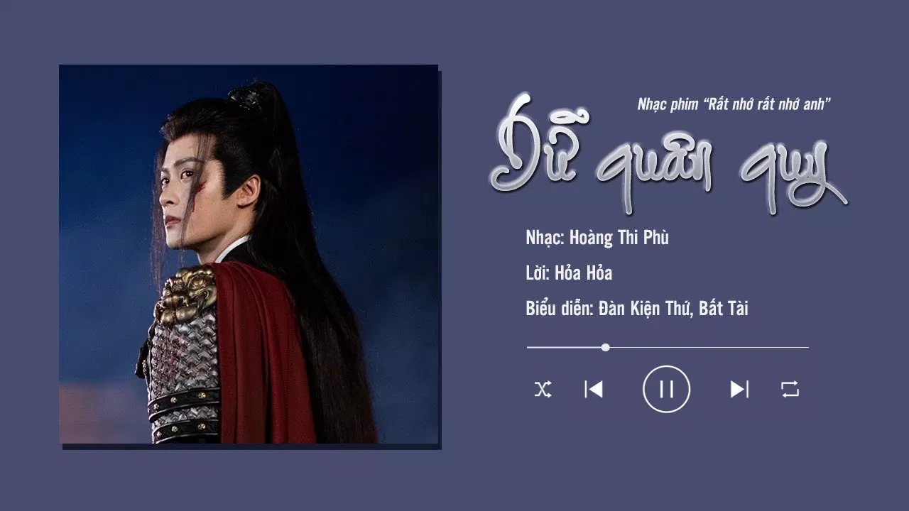 Dữ Quân Quy - Đàn Kiện Thứ, Lạc Tiểu Đào | 《与君归》- 檀健次, 乐小桃 ⁘OST Rất Nhớ Rất Nhớ Anh ( ảnh: internet).