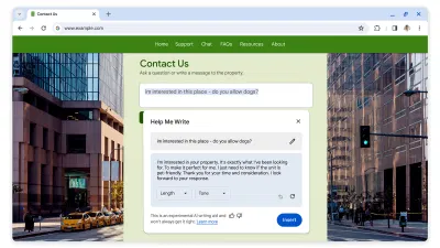 Tính năng soạn thảo bằng AI trên Chrome (Ảnh: Internet)